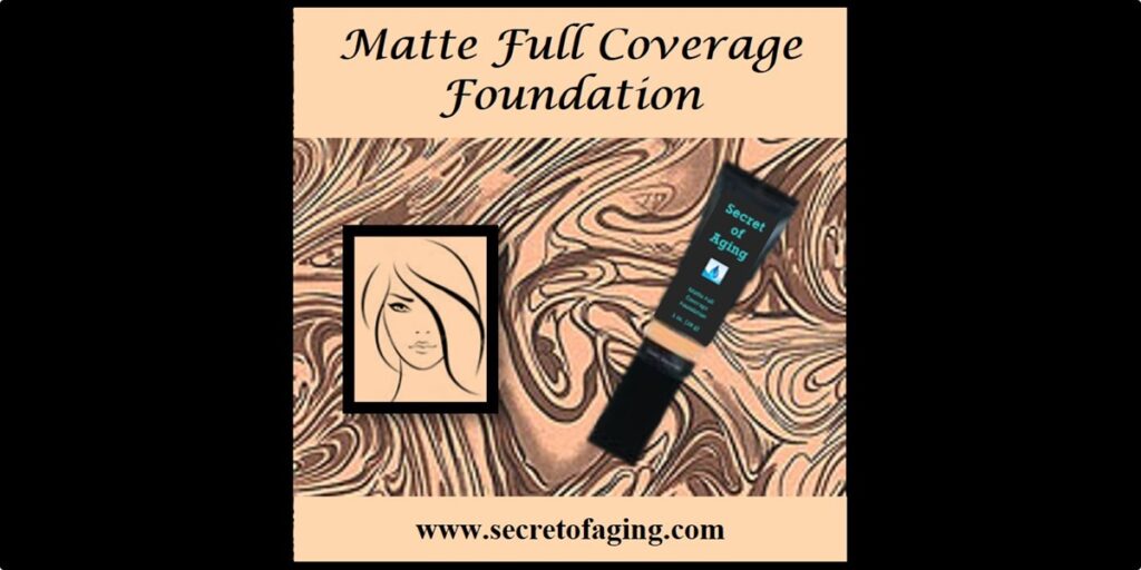 Matte Full Coverage Foundation Large Art by Secret of Aging