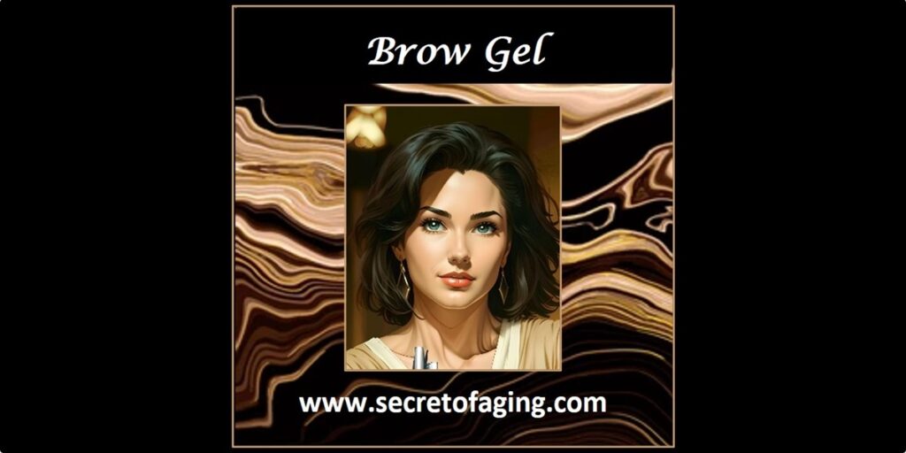 Brow Gel Cartoon Art by Secret of Aging