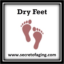 Dry Feet Care by Secret of Aging! Moisturize and soften dry feet with Revitalizing Foot Cream!