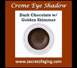 Dark Chocolate with Golden Shimmer