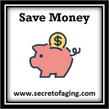 Save Money Icon by Secret of Aging with Tea Tree Shaving Gel!