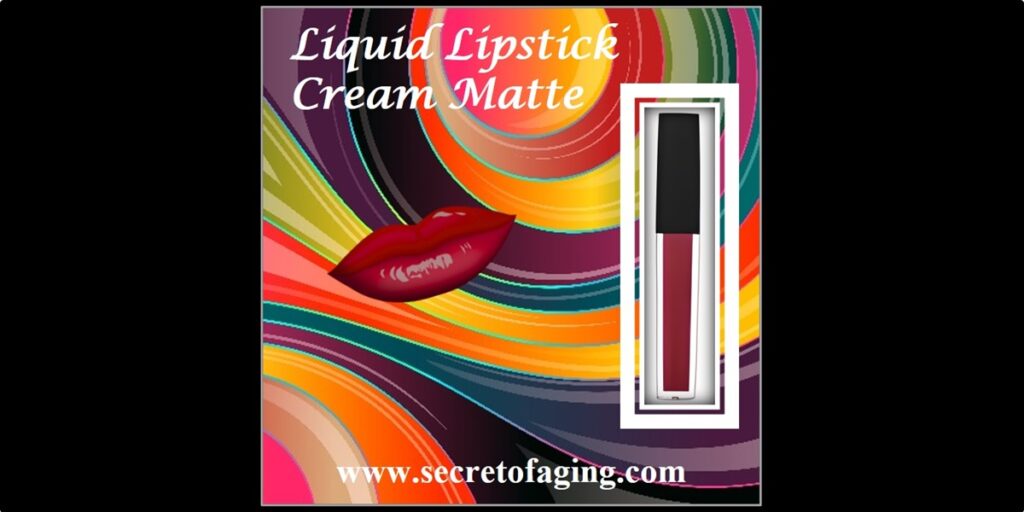 Liquid Lipstick Cream Matte Large Art by Secret of Aging