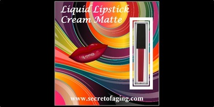Liquid Lipstick Cream Matte by Secret of Aging