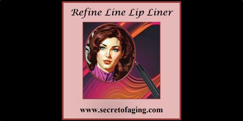 Refine Line Lip Liner Cartoon Art by Secret of Aging