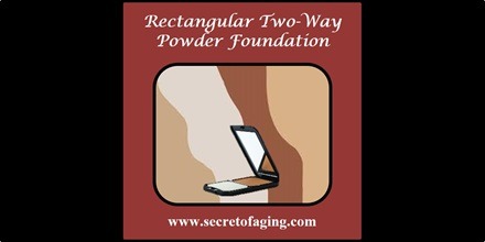 Rectangular Two-Way Powder Foundation by Secret of Aging