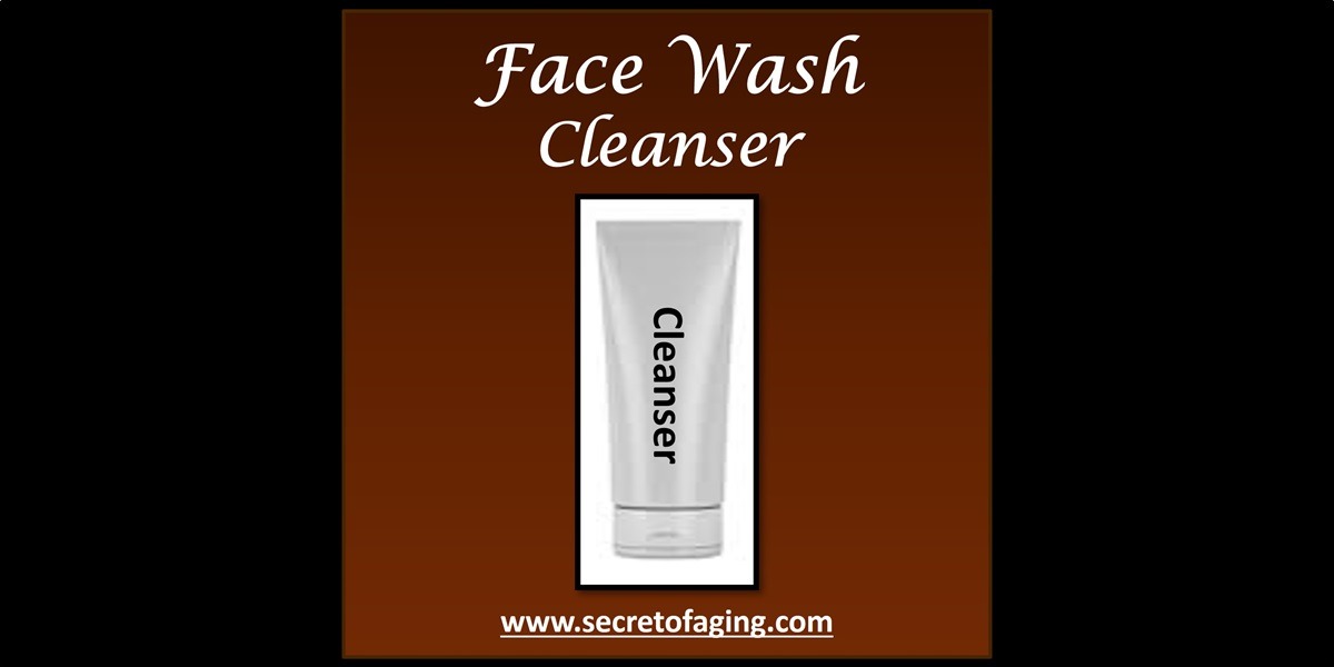 Face Wash Cleanser Tag Art by Secret of Aging