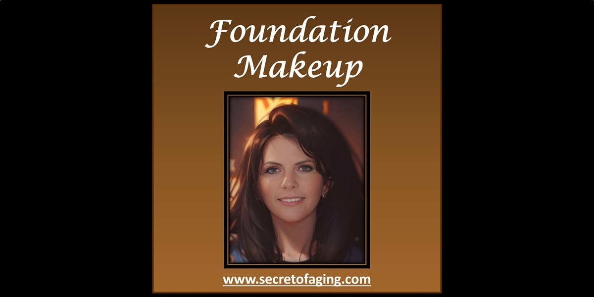 Foundation Makeup Tag Cartoon Art by Secret of Aging