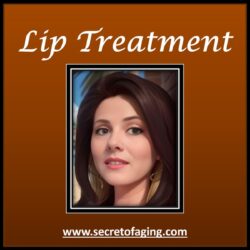 Lip Treatment Tag Cartoon by Secret of Aging