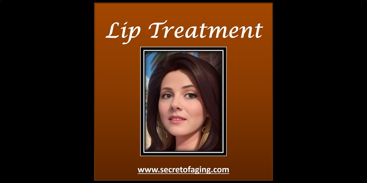 Lip Treatment Tag Cartoon by Secret of Aging