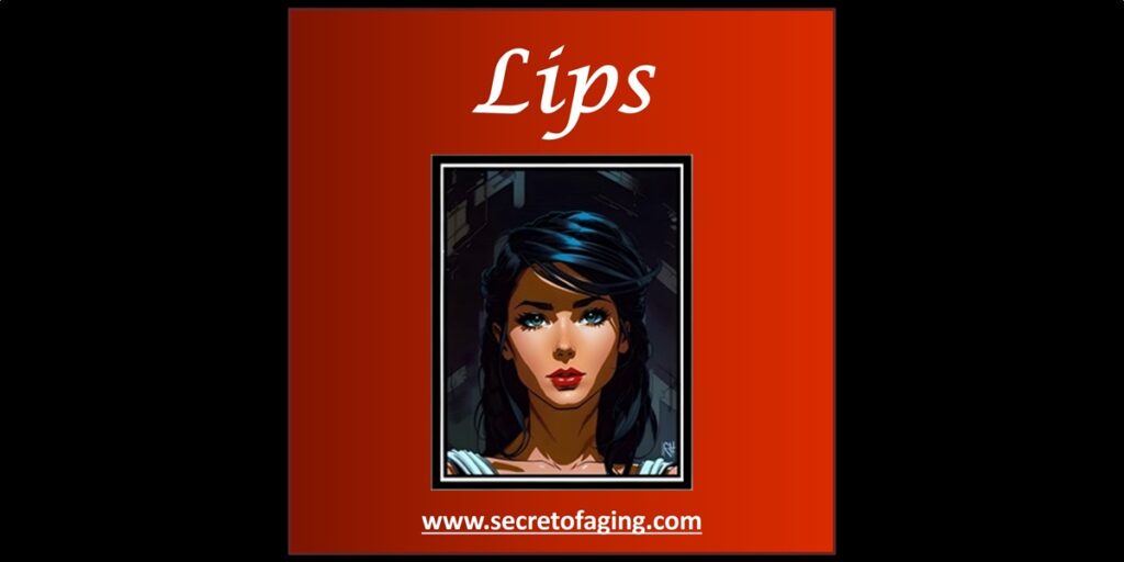 Lips Tag Cartoon Art by Secret of Aging