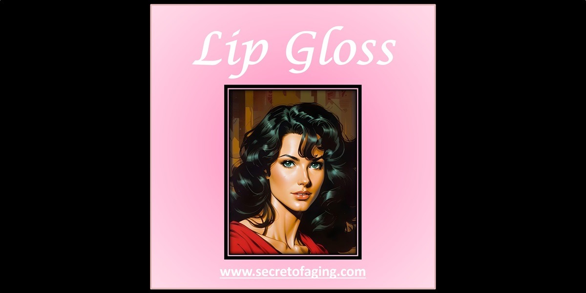 Lip Gloss Tag Cartoon by Secret of Aging