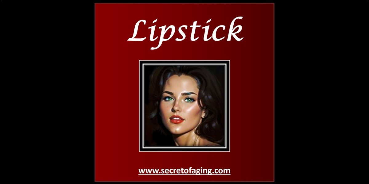 Lipstick Tag Cartoon Art by Secret of Aging