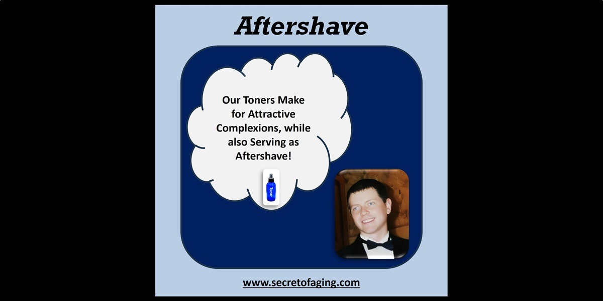 Aftershave Tag by Secret of Aging