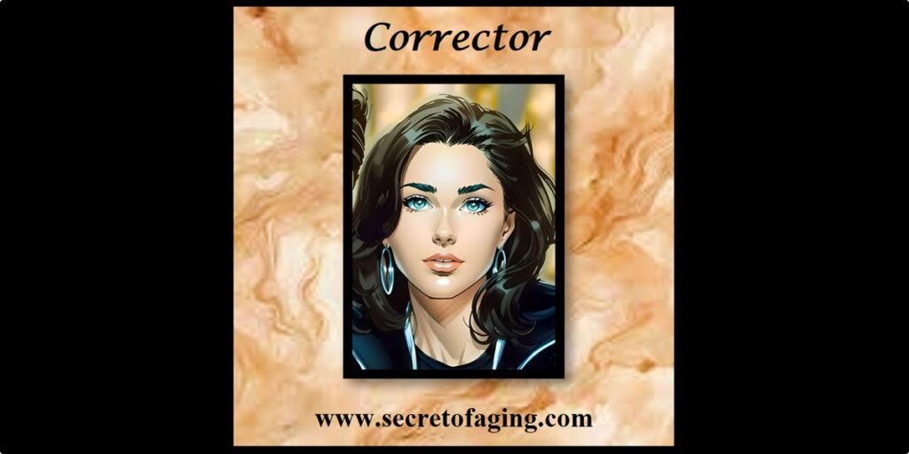 Corrector Cartoon Art by Secret of Aging