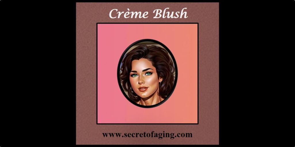 Creme Blush Cartoon Art by Secret of Aging