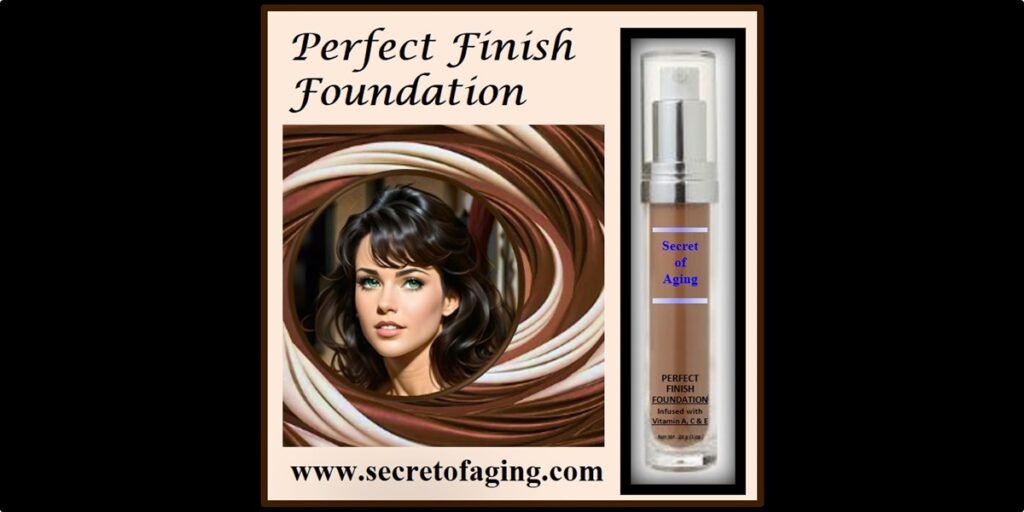 Perfect Finish Foundation Cartoon Art by Secret of Aging