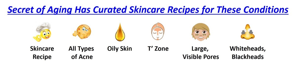 Skincare Recipe Tag Icon Art by Secret of Aging