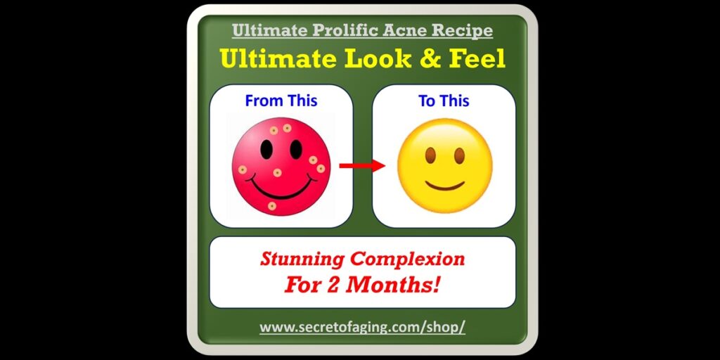 Ultimate Prolific Acne Recipe Main Art by Secret of Aging