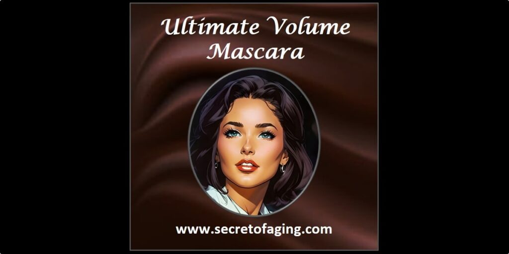 Ultimate Volume Mascara Cartoon Art by Secret of Aging