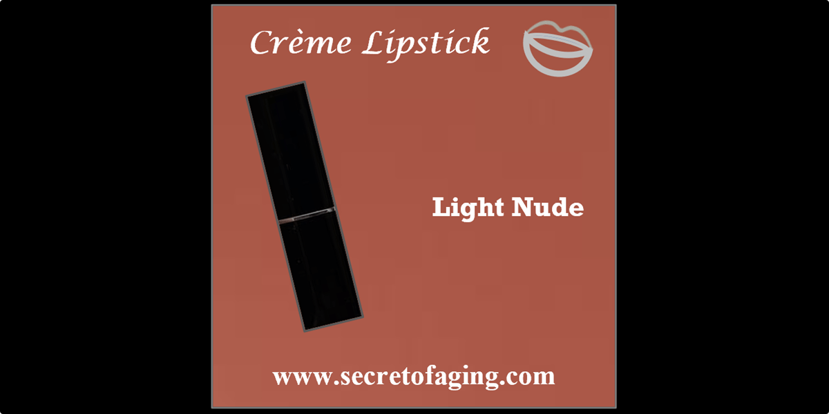 Light Nude Creme Lipstick by Secret of Aging