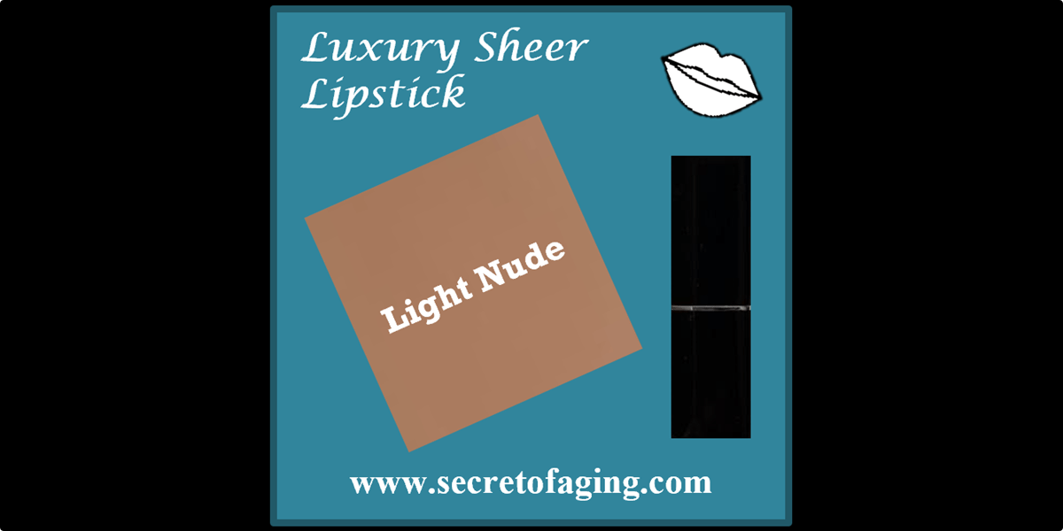 Light Nude Luxury Sheer Lipstick by Secret of Aging