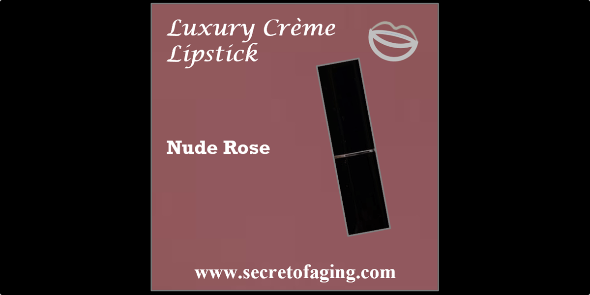 Nude Rose Luxury Creme Lipstick by Secret of Aging