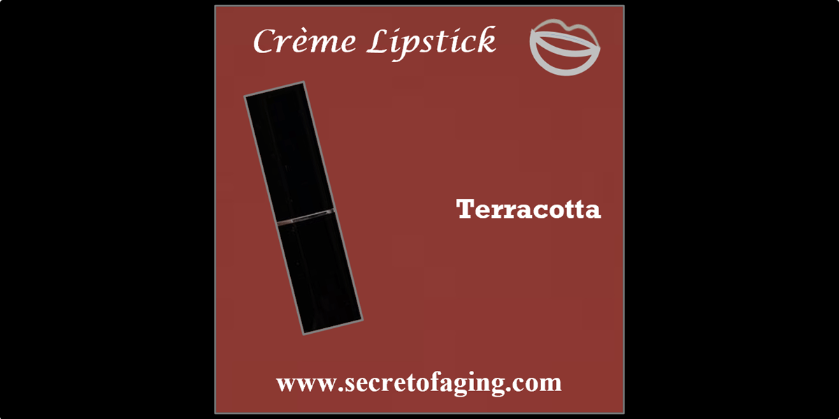 Terracotta Creme Lipstick by Secret of Aging