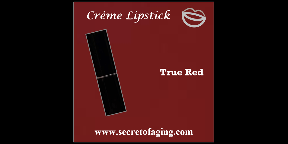 True Red Creme Lipstick by Secret of Aging