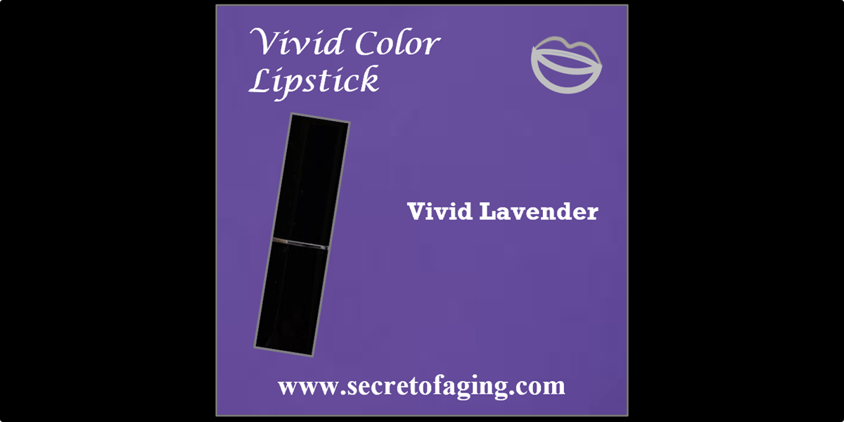 Vivid Lavender Vivid Color Lipstick by Secret of Aging