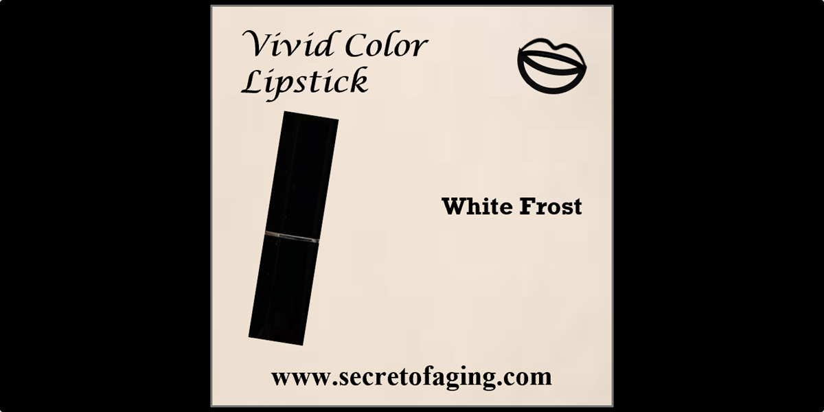 White Frost Vivid Color Lipstick by Secret of Aging