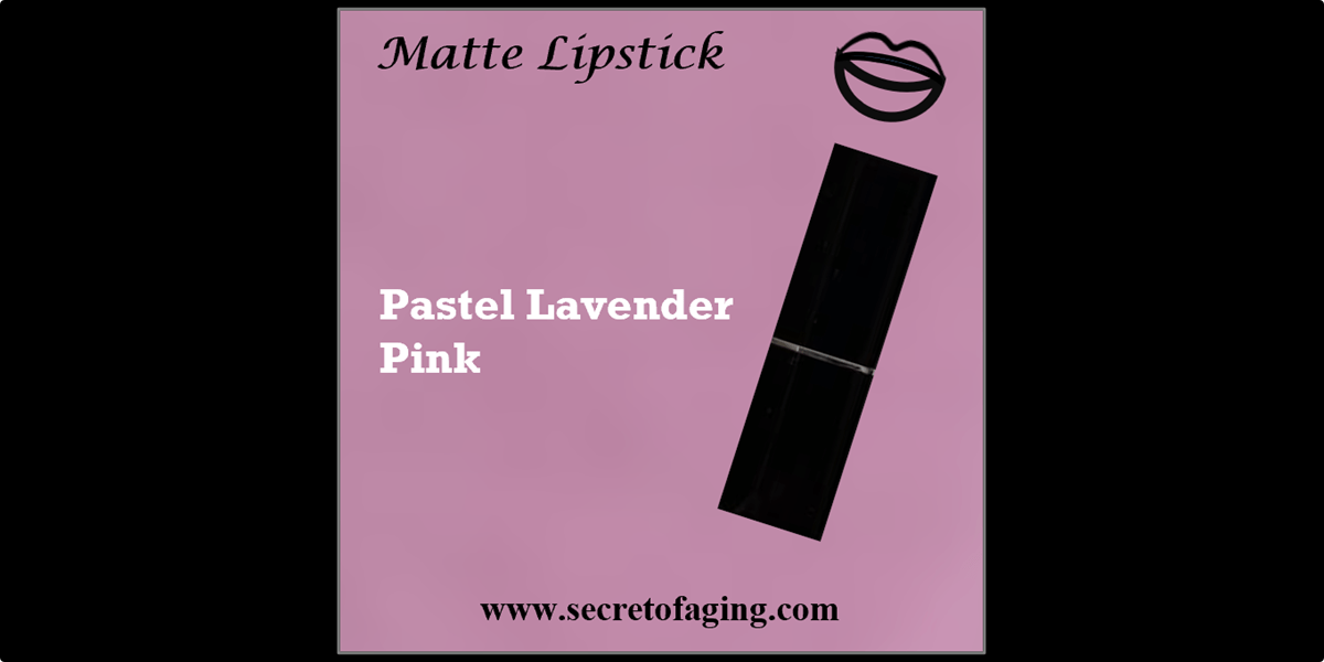 Pastel Lavender Pink Matte Lipstick by Secret of Aging