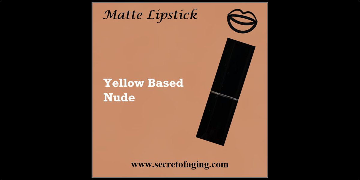 Yellow Based Nude Matte Lipstick by Secret of Aging