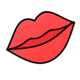 Bright Coral Pink Lips by Secret of Aging