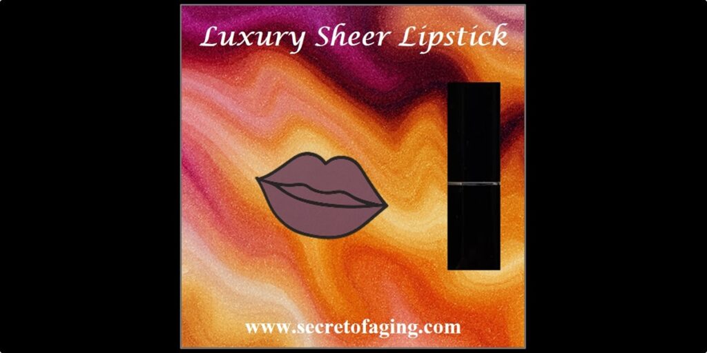 Luxury Sheer Lipstick by Secret of Aging