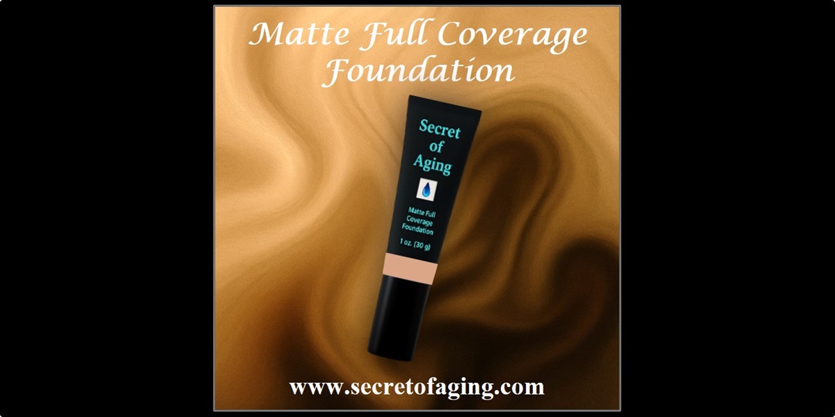 Matte Full Coverage Foundation by Secret of Aging