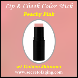 Peachy Pink with Golden Shimmer