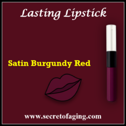 Satin Burgundy Red