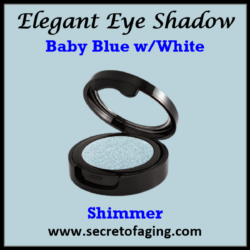 Baby Blue with White Shimmer