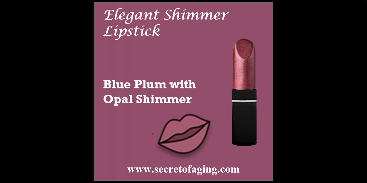 Blue Plum with Opal Shimmer Elegant Shimmer Lipstick