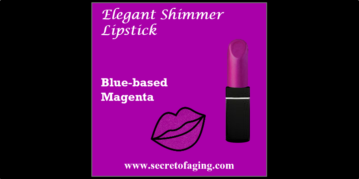 Blue-based Magenta Elegant Shimmer Lipstick