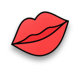 Bright Coral Red Lip