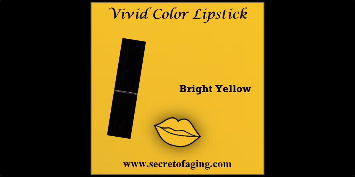 Bright Yellow Lip Vivid Color Lipstick