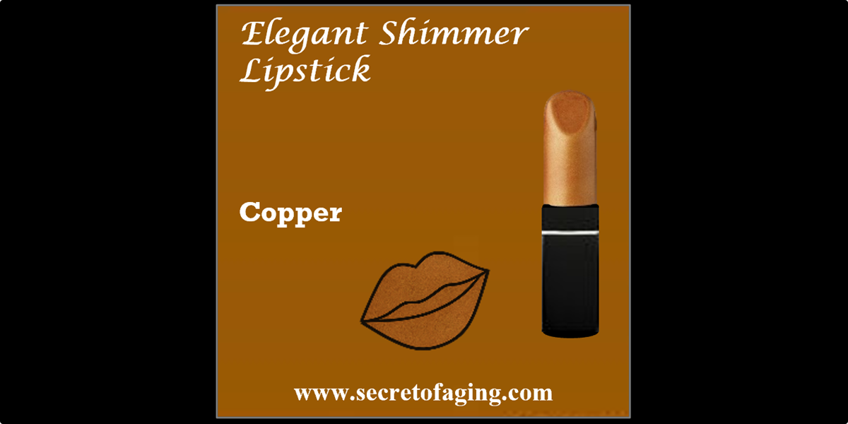 Copper Elegant Shimmer Lipstick