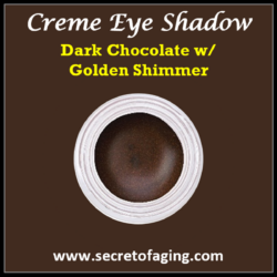 Dark Chocolate with Golden Shimmer