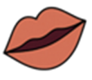 Frosted Peachy Pink Lips