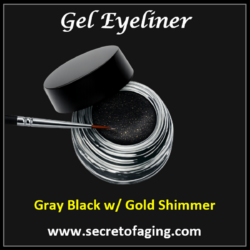 Gray Black with Gold Shimmer