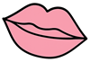 Light Mauve Pink Lips