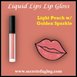 Light Peach with Golden Sparkle