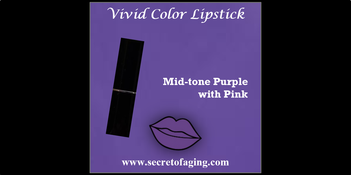Mid-tone Purple with Pink Undertone Lip Vivid Color Lipstick