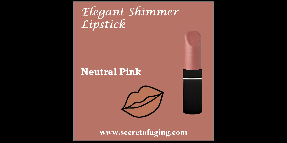Neutral Pink Elegant Shimmer Lipstick
